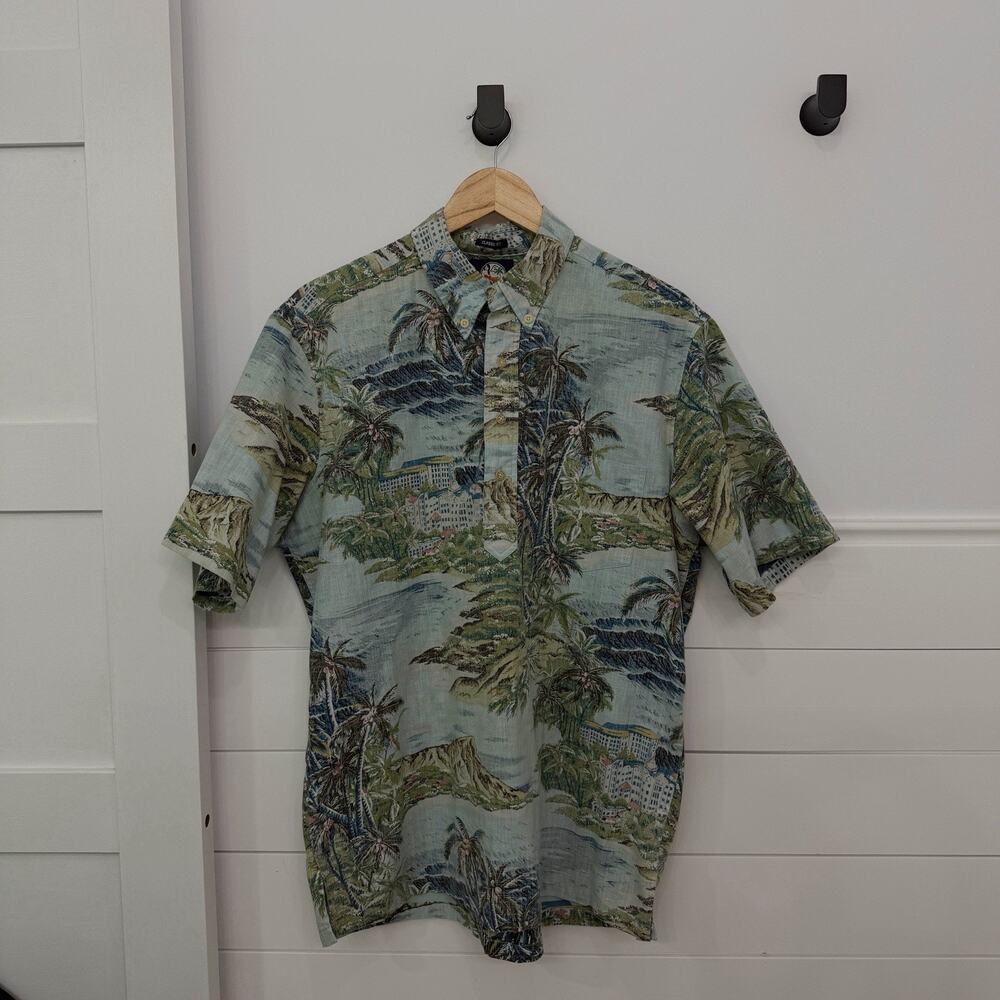 Men’s Reyn Spooner Hawaiian Popover Shirt Classic Fit Size L